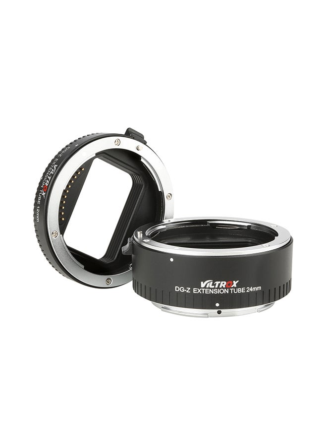 VILTROX - DG-Z Automatic Macro Extension Tube 12mm To 24mm Full Frame Black - Image 1