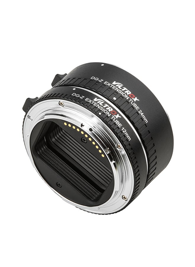 VILTROX - DG-Z Automatic Macro Extension Tube 12mm To 24mm Full Frame Black - Image 1