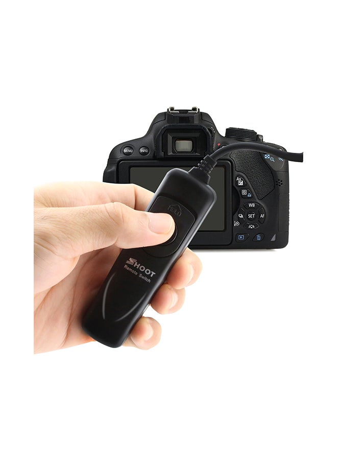Shoot - Camera Timer Remote Control Shutter Release Wire Black - Image 1