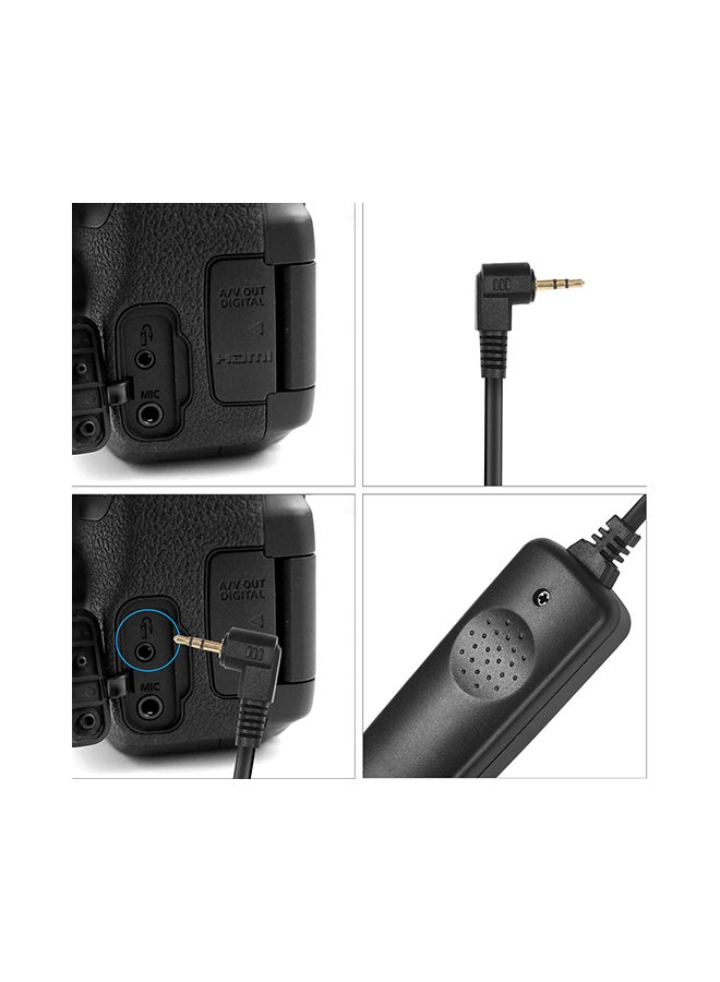 Remote Control Shutter Release Cord For Camera Black - v1579178551/N33616968A_6