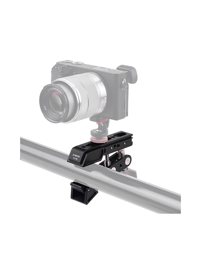 ANDOER TC-90 Heavy Duty Clamp Mount Photography Camera Bracket Black  - Image 5