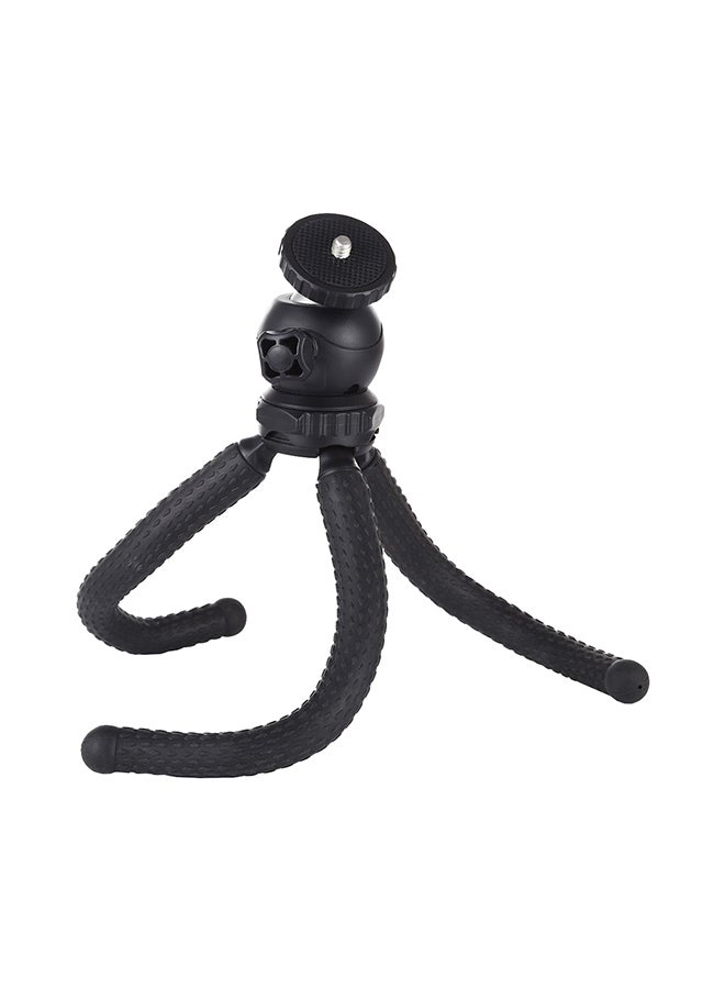 PU435 Flexible Hose Sponge Octopus Shaped Tripod Black  - Image 1
