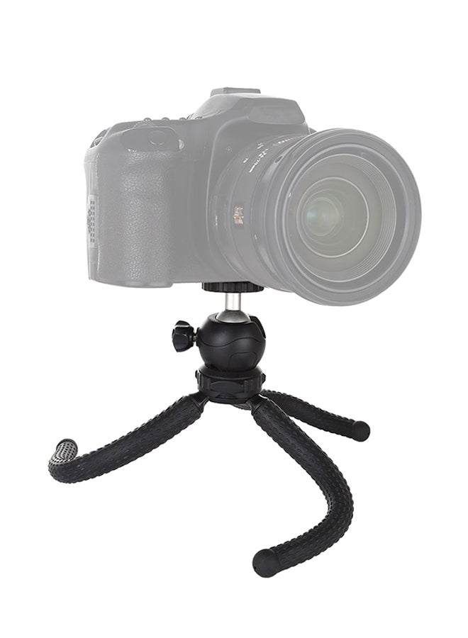 PU435 Flexible Hose Sponge Octopus Shaped Tripod Black  - Image 4