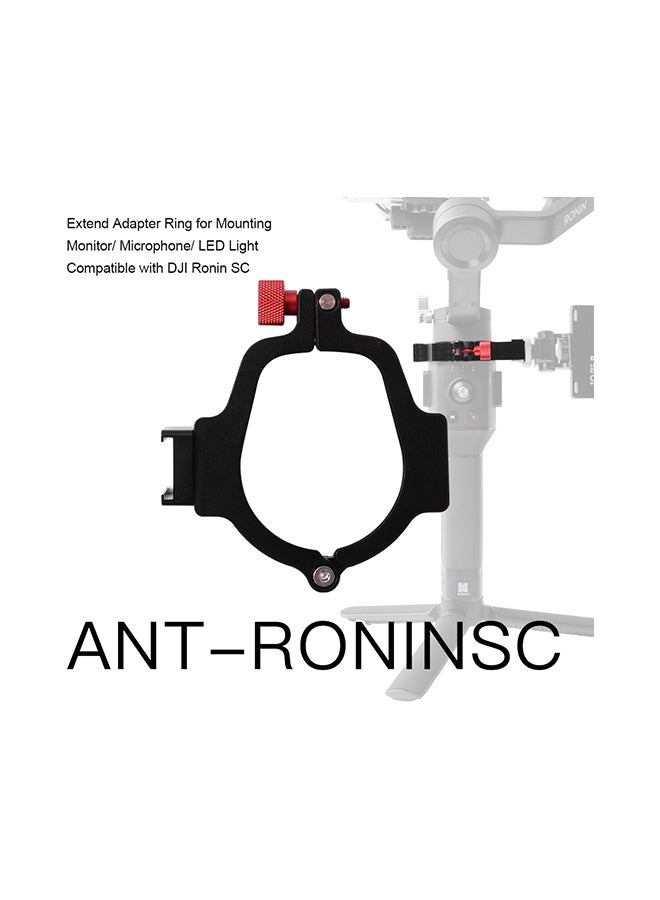 Gimbal Stabilizer Metal Extend Adapter Ring Black  - Image 2