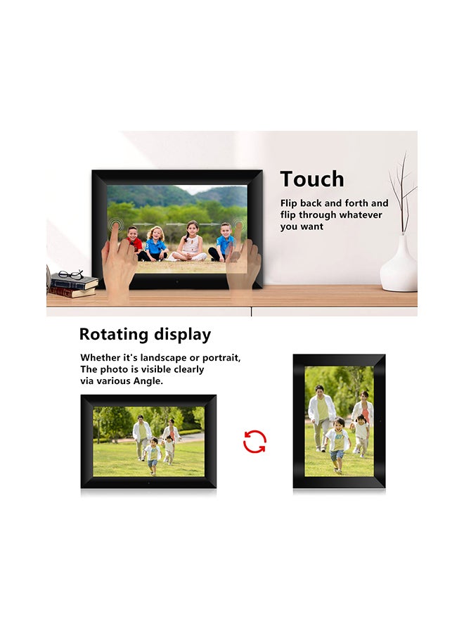 Generic - P100 WiFi Touch Screen 800x1280 IPS LCD Panel Digital Picture Frame Black - Image 1
