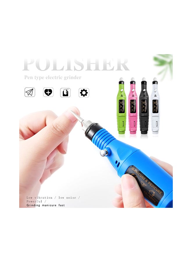 مبرد أظافر كهربائي صغير أخضر - Image 3