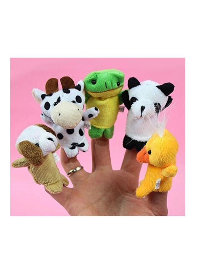 Image 10-Piece Animal Finger Plush Puppets Toys 633252495623  - Image 2