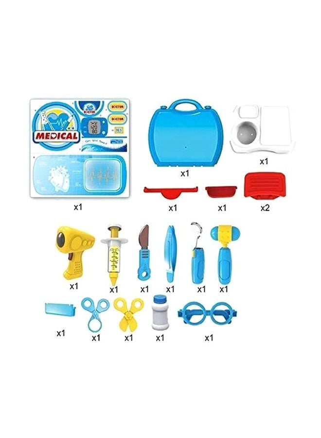 Smart Picks 18-Piece Doctor Medical Suitcase Pretend Play Set 8355 - Image 4