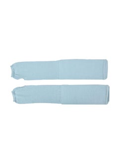 بينك فلامنجو قفازات بأكمام طويلة واقية من الأشعة فوق البنفسجية من قطعتين طراز HCGLOVE-02-S .  - Image 1