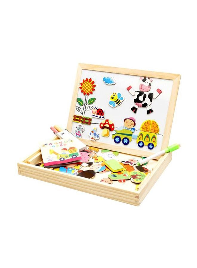 Jack Royal Wooden Magnetic Puzzle Drawing Board  - Image 1