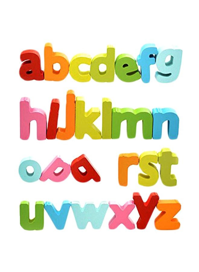 Toyshine Wooden English Small Letters Puzzle Toy - Image 1