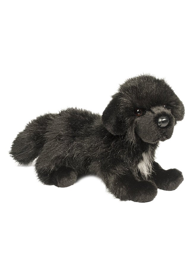 دوغلاس دمية مخملية محشوة بتصميم كلب بندي نيوفاوندلاند