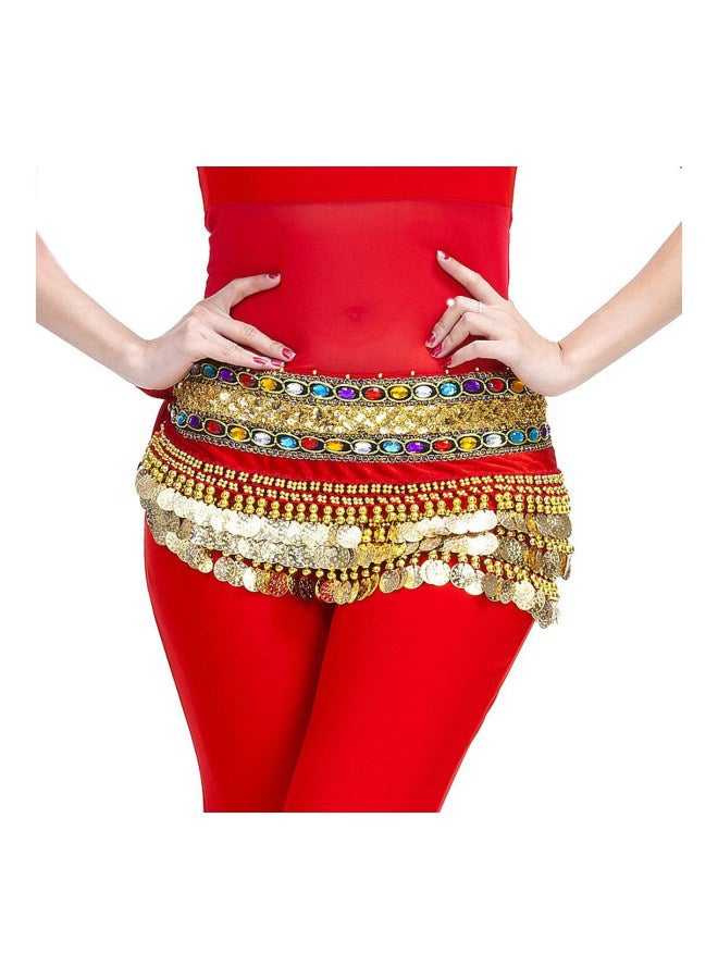 Fancydresswale Hip Scarf Belly Dance Belt AUTPEDBC16 22.3x3.4x16cm  - Image 2