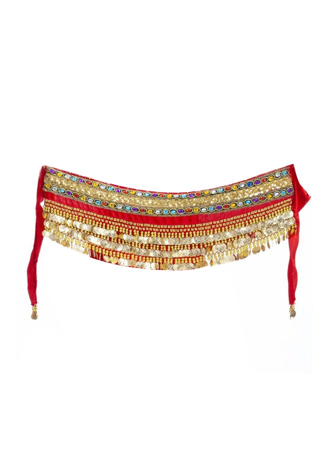 Fancydresswale Hip Scarf Belly Dance Belt AUTPEDBC16 22.3x3.4x16cm  - Image 1