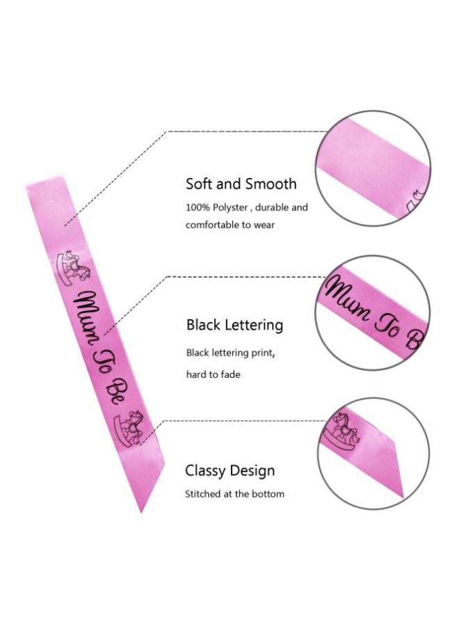 WOBBOX Mom To Be Sash Costume Accessory NWBOX09 - Image 3