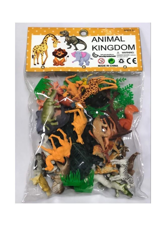 Kidzbell 30-Piece Mini Jungle Animal Figure Set 720439327317  - Image 3