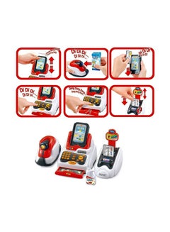 Home Buy 19-Piece Supermarket Shopping Cash Register Play Set  - Image 3