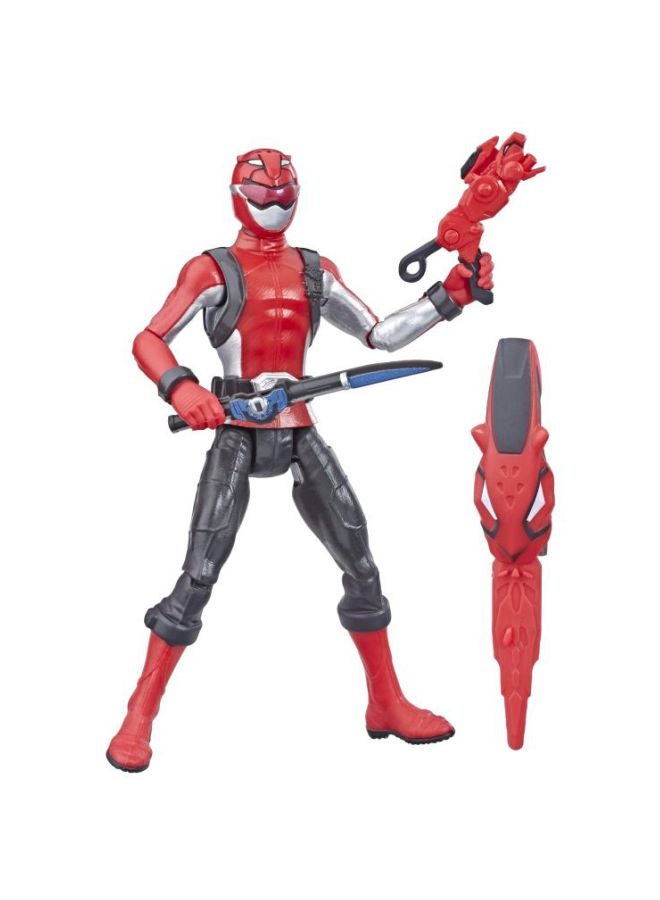 Power Rangers Beast Morphers Red Ranger Action Figure 6inch