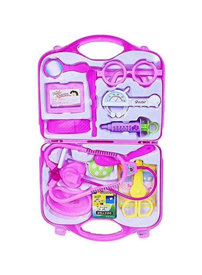 طقم ألعاب أدوات طبيب مكون من 15 قطعة - Image 1