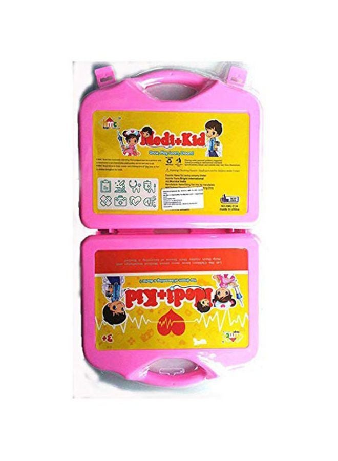 طقم ألعاب أدوات طبيب مكون من 15 قطعة - Image 2