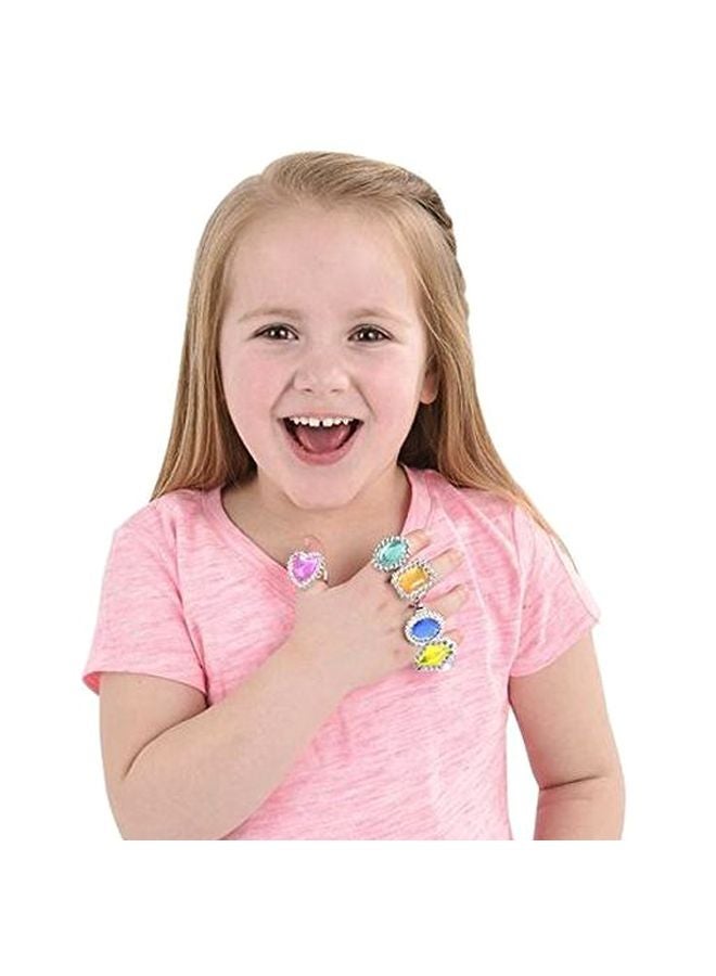 Rhode Island Novelty 24-Piece Plastic Jewel Ring Set JRJERI1 - Image 2