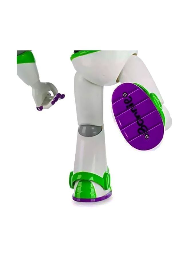 Toy Story - Disney Advanced Talking Buzz Lightyear Action Figure-	White/Green/Purple - Image 1