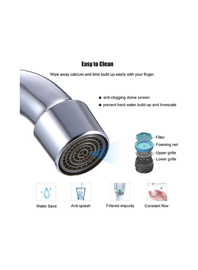 Foldable Kitchen Faucet Silver 25x7x19cm - Image 4