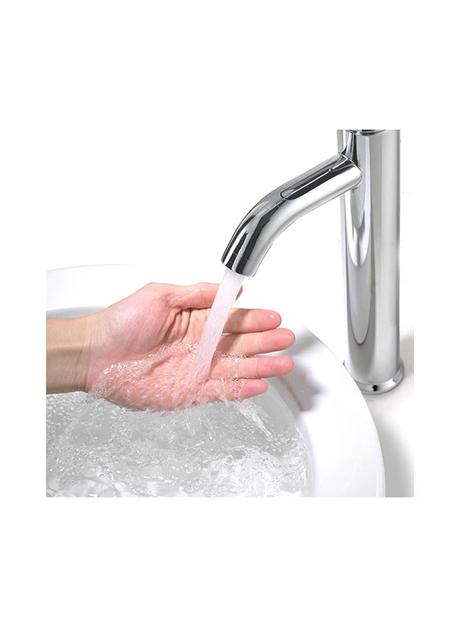 Single Handle Bathroom Faucet Silver 40x7x22cm - Image 4