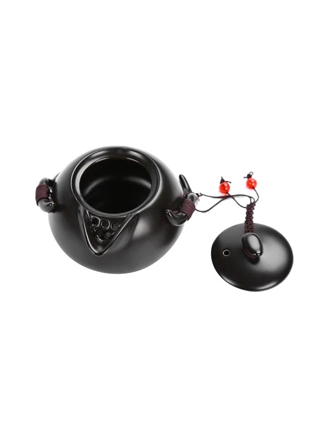 بيوينتي طقم إبريق شاي مكوّن من 5 قطع أسود 9x6.5سم - Image 3