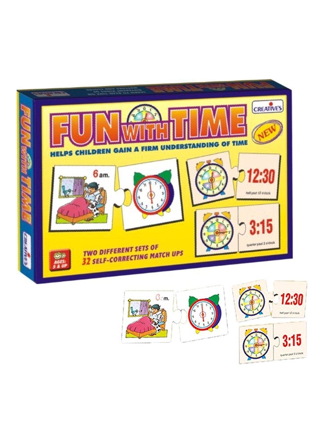 Creative Educational Aids P. Ltd. Fun With Time Jigsaw Puzzle Set CRE0648 - Image 1