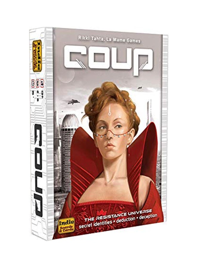 Indie Boards & Cards - Coup Strategy Board Game For Children with Playing Cards and Chips (2-6 Players) - Image 1