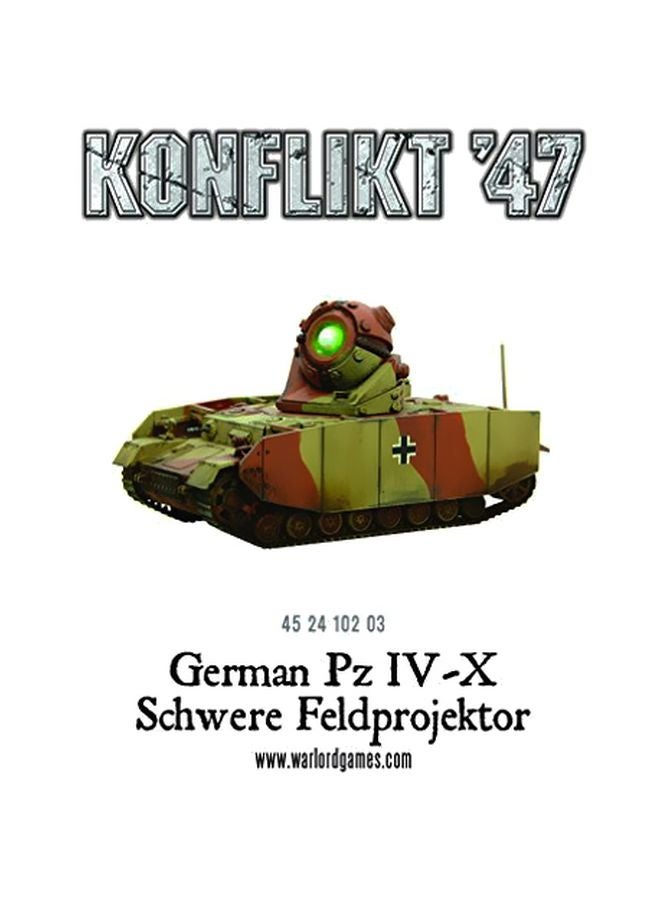 وورلدز جيمز كونفليكت 47 دبابة ألمانية Pz IV-X مشروع ميداني ثقيل للعبة - Image 2