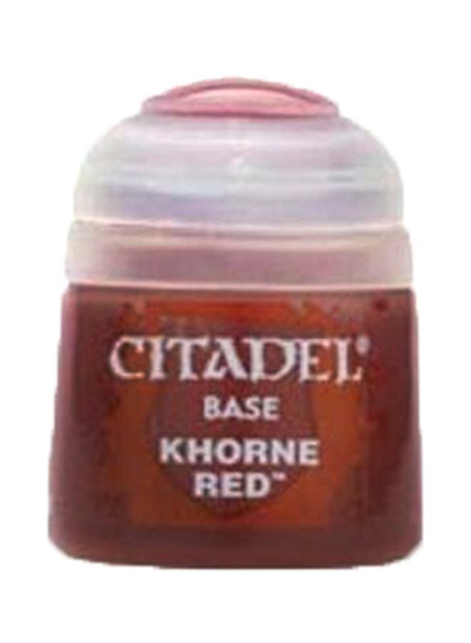 Games Workshop Citadel Base Paint Khorne Red - Image 1