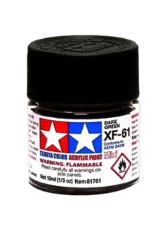 Tamiya Acrylic Paint 81761 XF-61 Dark Green 