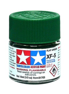 Tamiya Acrylic Paint 81705 XF-5 Flat Green  - Image 1