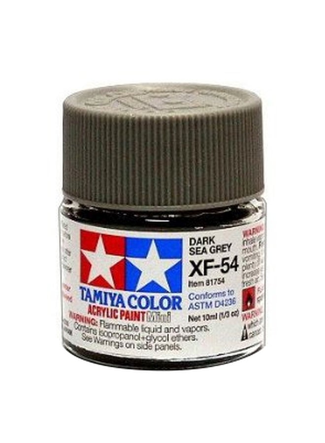 Tamiya Acrylic Paint 81754 XF-54 Dark Sea Grey  - Image 1