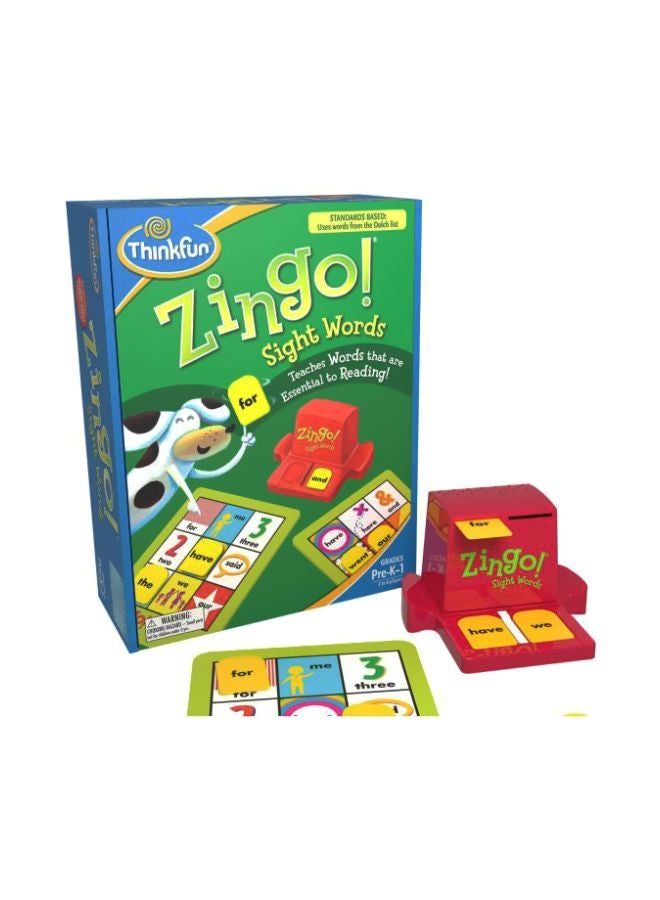 Think Fun Zingo Sight Words Card Games 7704  - Image 1