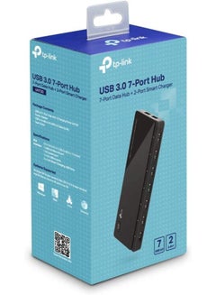 TP-LINK 7-Port 3.0 USB Hub With 2 Charging Ports Black  - Image 3