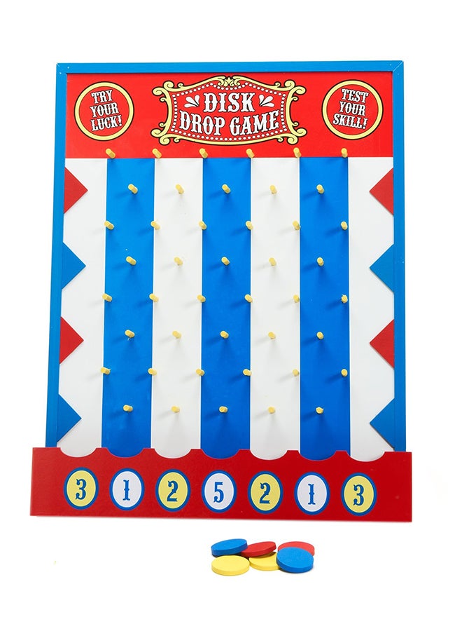 Wooden Disk Drop Game