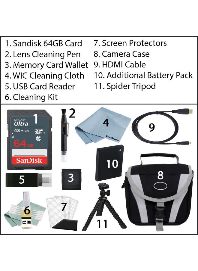 Canon - PowerShot SX540 HS Point And Shoot Digital Camera With Accessories - Image 1