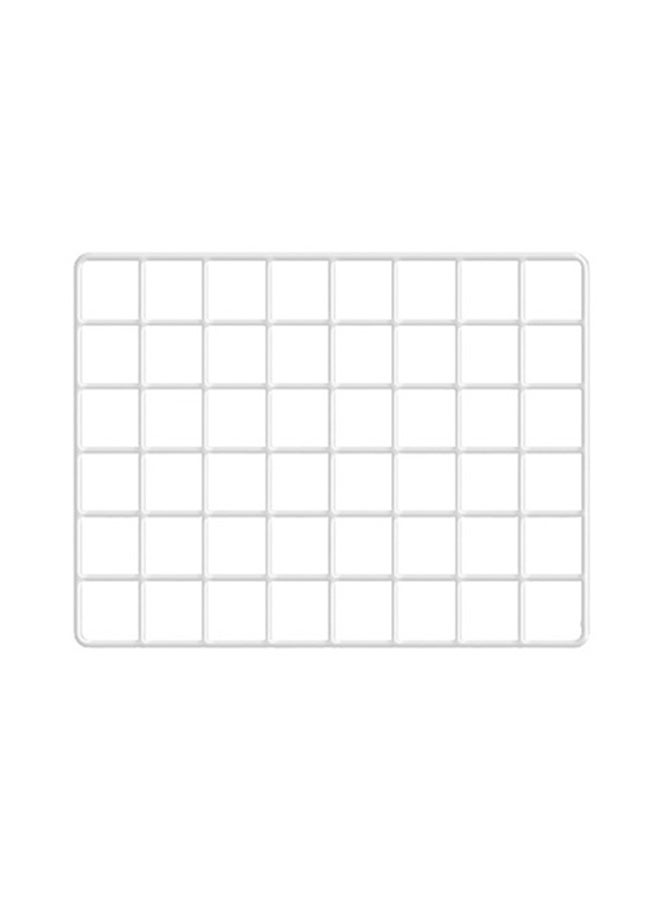 Nonstick Rack Mesh Grid Stand White 40x30centimeter - Image 1
