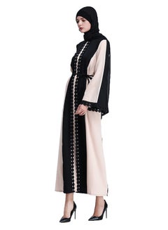 Muslim Patchwork Abaya Multicolour  - Image 3
