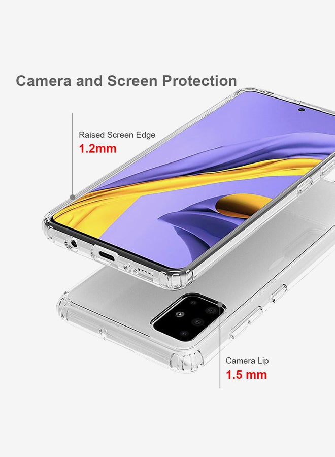 Remson TPU Bumper With Acrylic Case Cover For Samsung Galaxy A51 Clear - Image 5