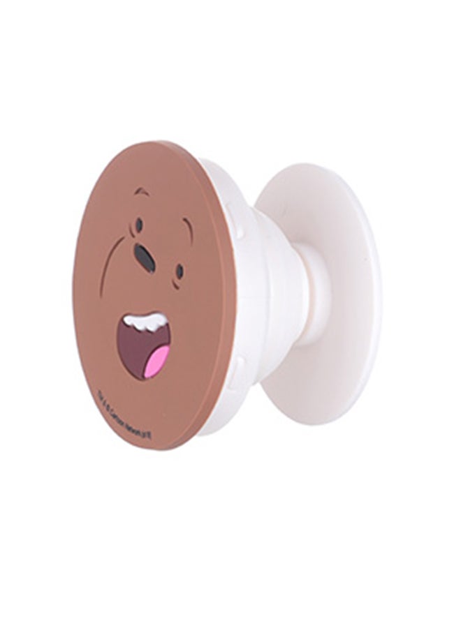 Miniso We Bare Bears Pop Up Mobile Grip Multicolour  - Image 1