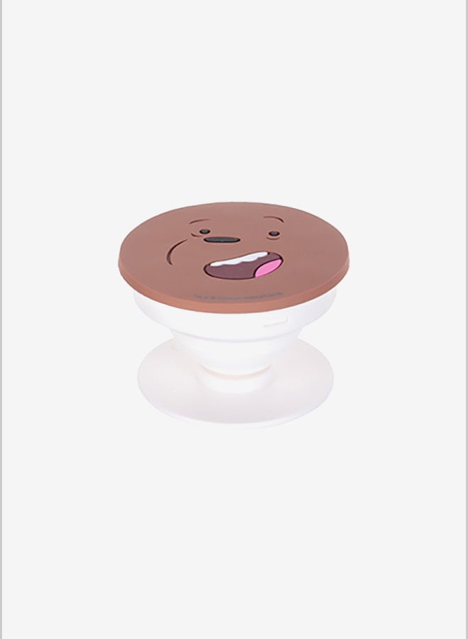 Miniso We Bare Bears Pop Up Mobile Grip Multicolour  - Image 2