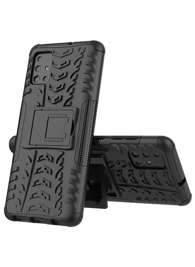 Shockproof Armor Phone Case For Samsung Galaxy A51 Black - Image 1