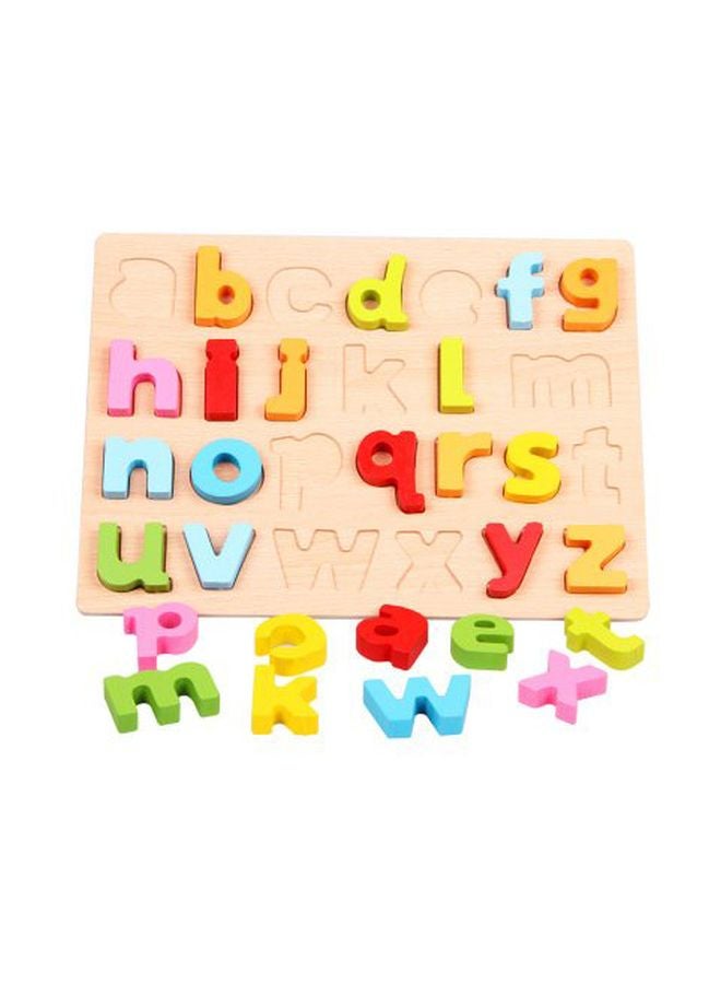 Toyshine Wooden English Small Letters Puzzle Toy - Image 4