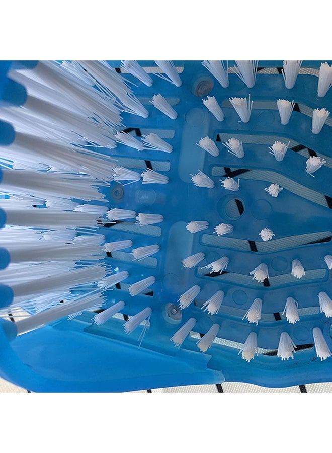 Plastic Foot Cleaner Bath Shoe Blue 28x12x14cm - Image 4