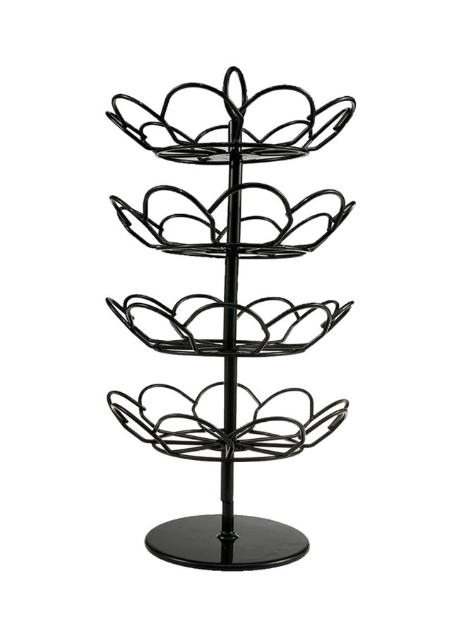 حامل كبسولات قهوة أسود