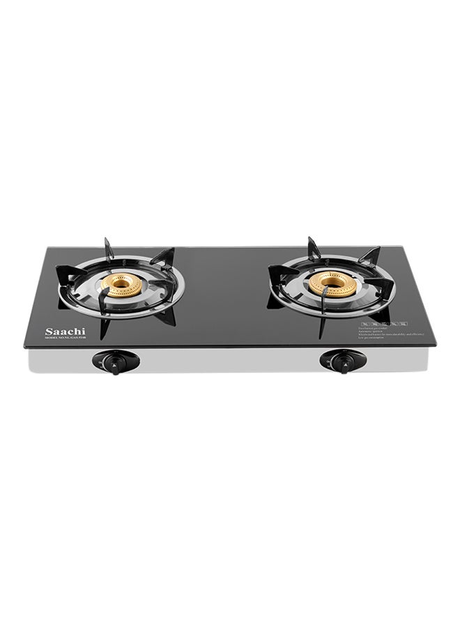 Saachi Double Burner Gas Stove NL-GAS-5248-BK Black/Silver